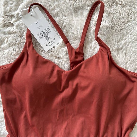 Halara La Land Midi Dress Bandy Brown Size M - Picture 4 of 5